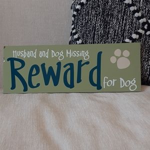 Dog Themed Wood Sign